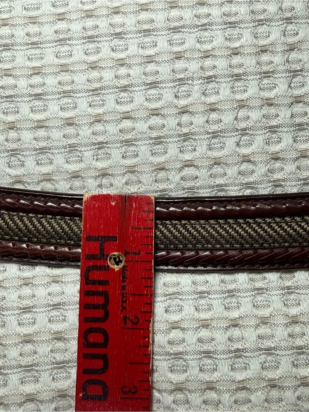 Brighton Leather Mens  Dress Belt Size 54 Brass Buckle Preppy Big Men Casual